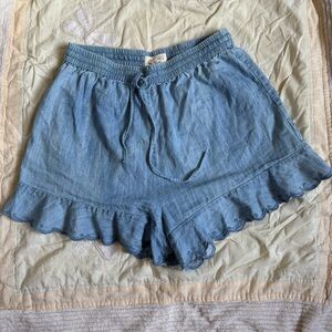 Pilcro Anthropologie Chambray Shorts